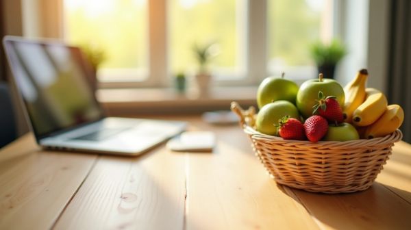 Livraison corbeilles de fruits bureau Lyon : optez pour le snacking sain au travail